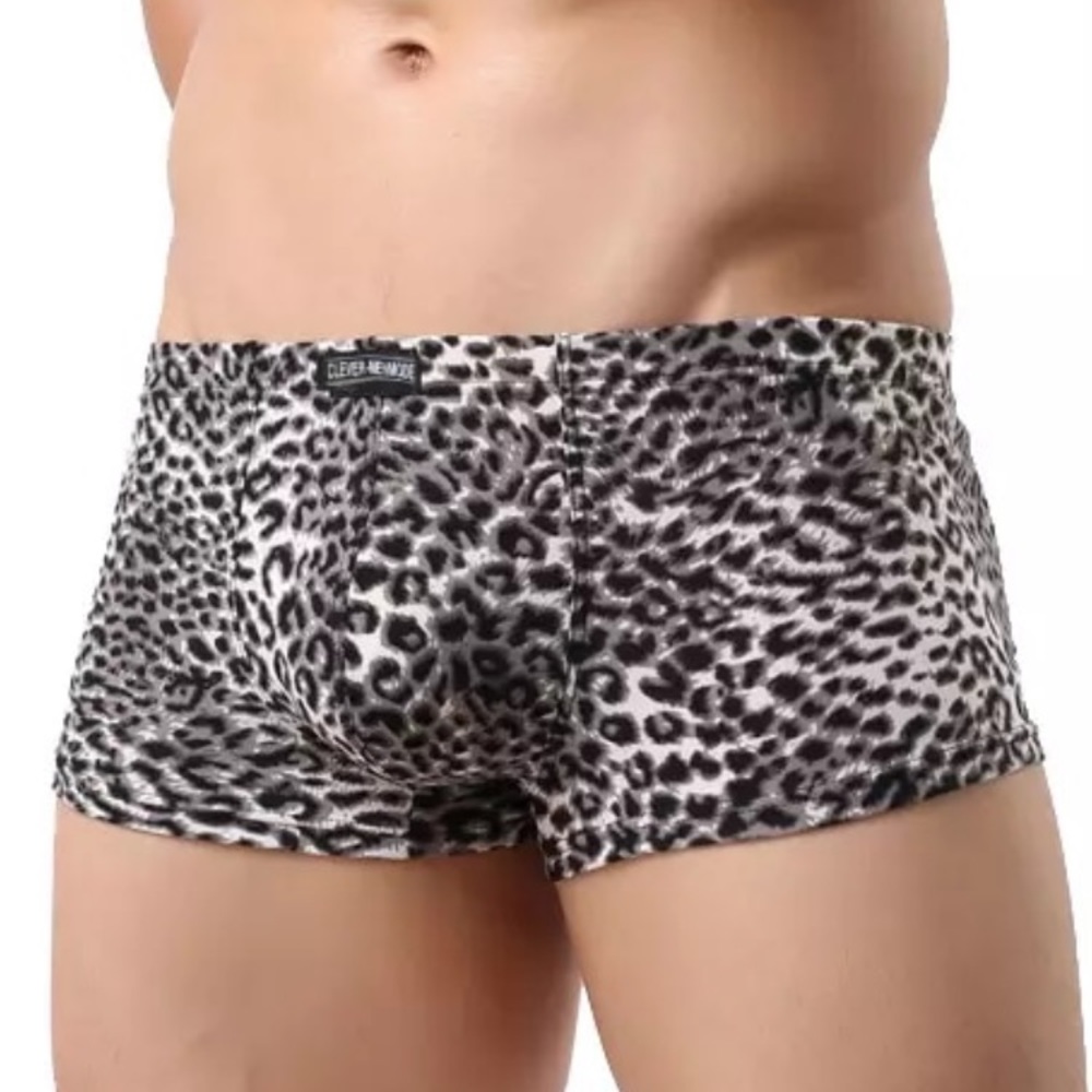 Men’s brand new leopard print underwear.